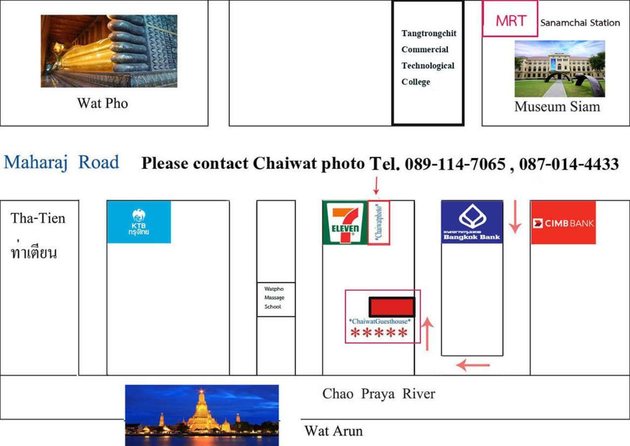 Chaiwat Guesthouse Bangkok Ngoại thất bức ảnh